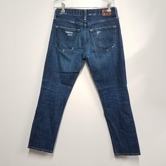 AG Adriano Goldschmied Jeans Womens 25 The Ex-Boyfriend Slouchy Slim Distressed - Picture 7 of 9